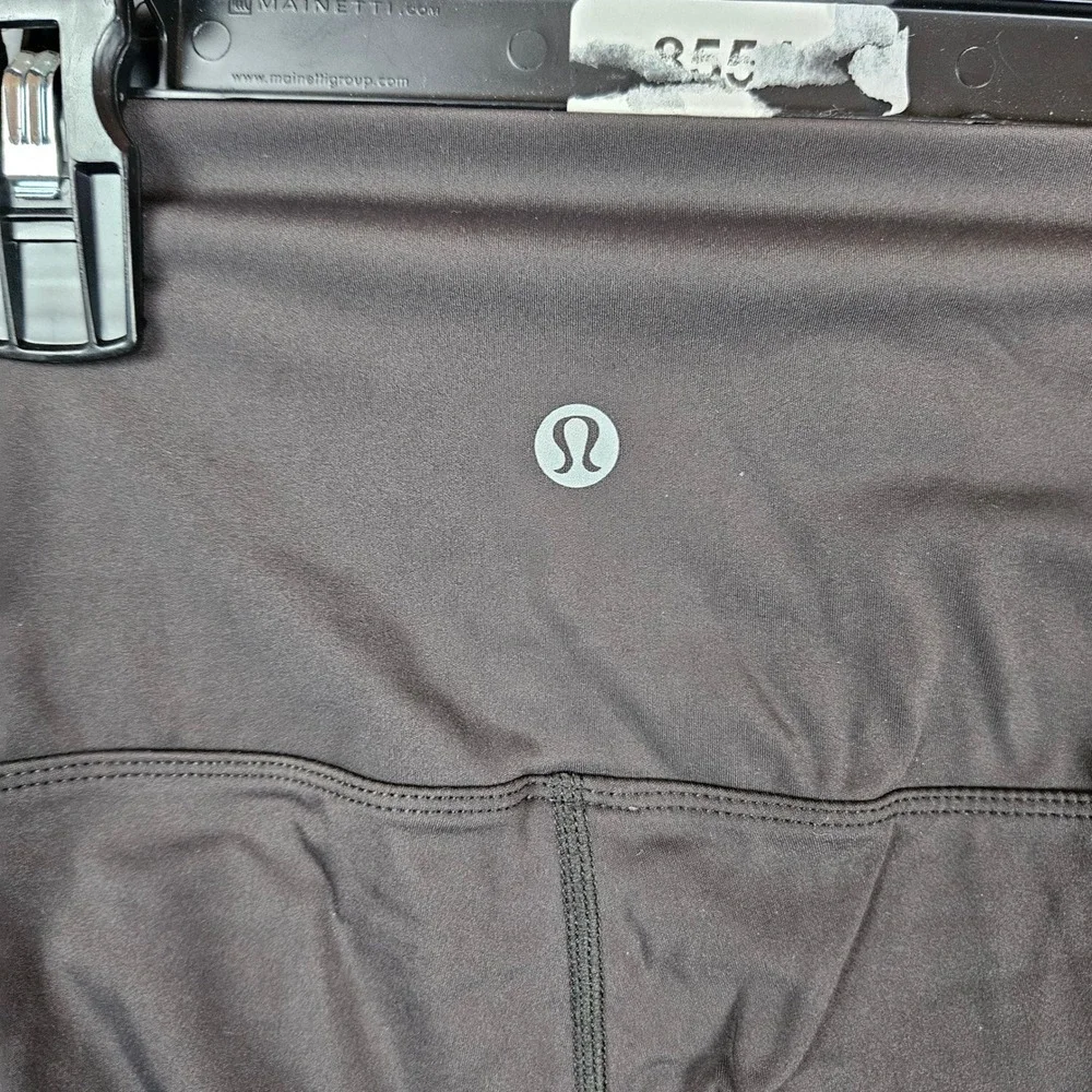 Lululemon High Rise Full Length Leggings‎ Charcoal Gray Womens Size 26 Waist